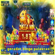 gerador bingo palavras